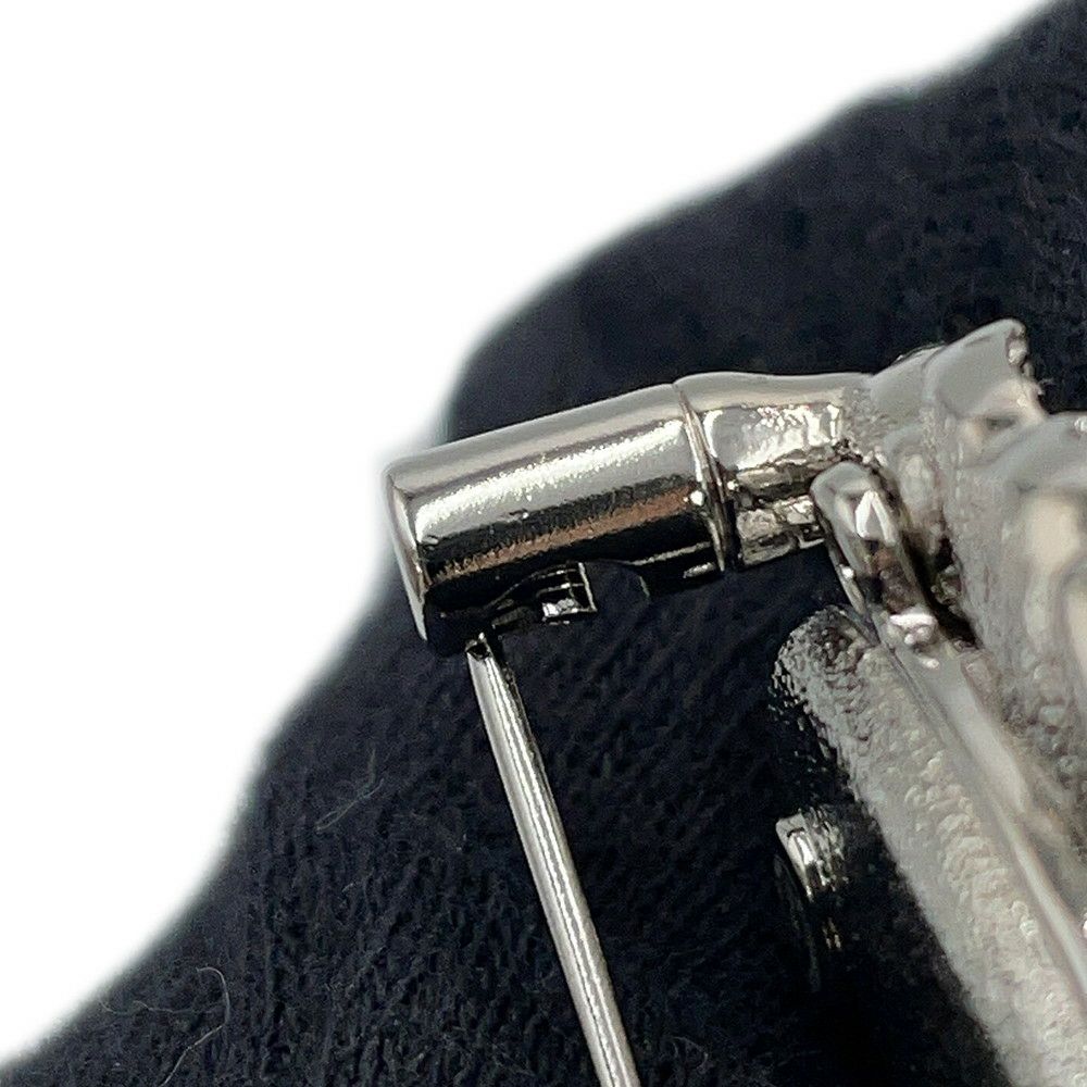 シャネル ブローチ ココマーク ラインストーン B25S CAHNEL アクセサリー 黒