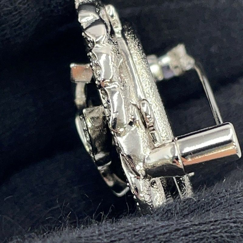 シャネル ブローチ ココマーク ラインストーン B25S CAHNEL アクセサリー 黒