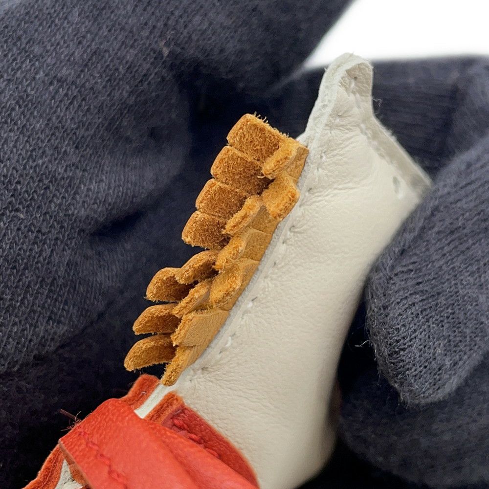 エルメス バッグチャーム ロデオ PM クレ/セサミ/コーネリアン ラムスキン Y刻印