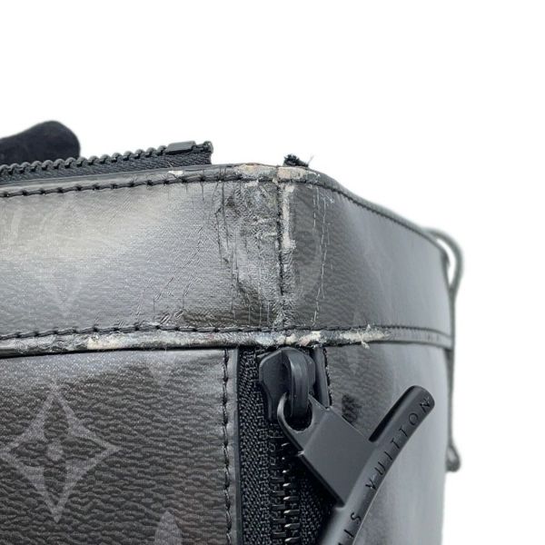 ルイヴィトン トートバッグ モノグラム・エクリプスグレーズ ジップド・トート M43900 ヴィトン 2way リュック ブラック 黒