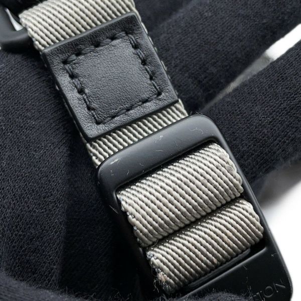 ルイヴィトン トートバッグ モノグラム・エクリプスグレーズ ジップド・トート M43900 ヴィトン 2way リュック ブラック 黒