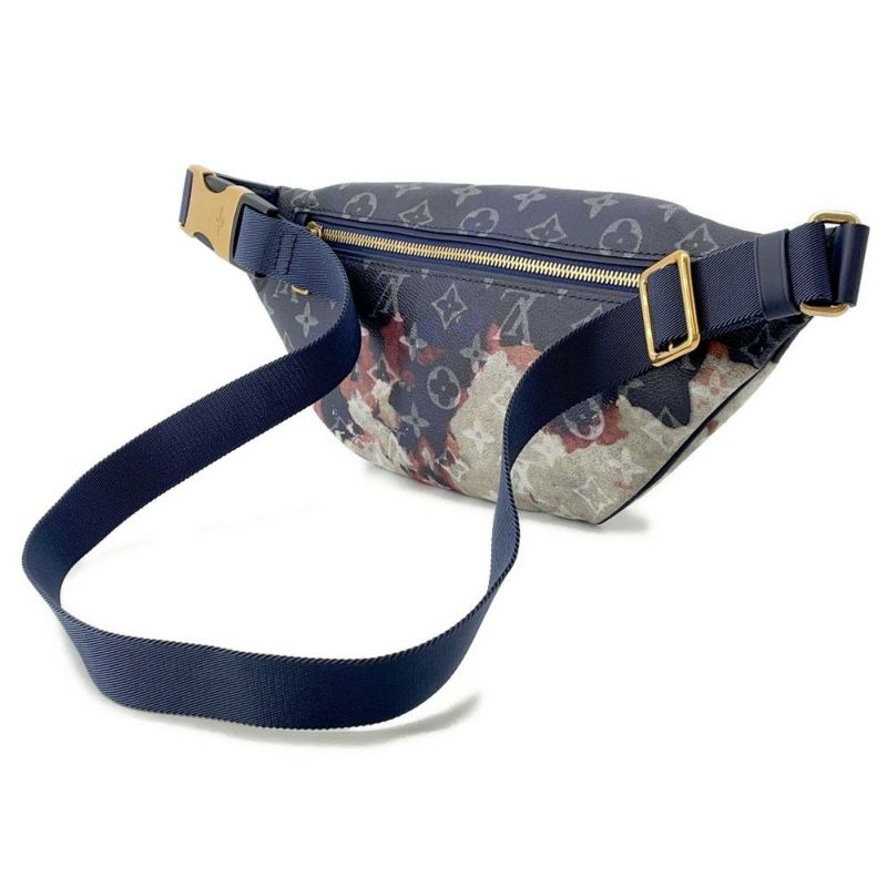 ルイヴィトン ボディバッグ モノグラム・ブリーチ ディスカバリー バムバッグ PM M23905 LOUIS VUITTON メンズ