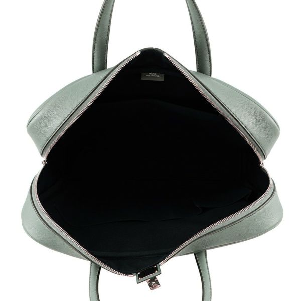 エルメス ブリーフケース ヴィクトリア2 12H ヴェールアマンド/シルバー金具 エバーカラー D刻印  HERMES メンズ