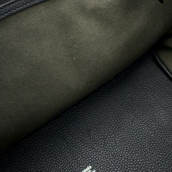 エルメス トートバッグ ピュール サングル ヴェールブロンズ/ブラック/エベンヌ/シルバー金具 トワルミリタリー/トリヨンクレマンス U刻印