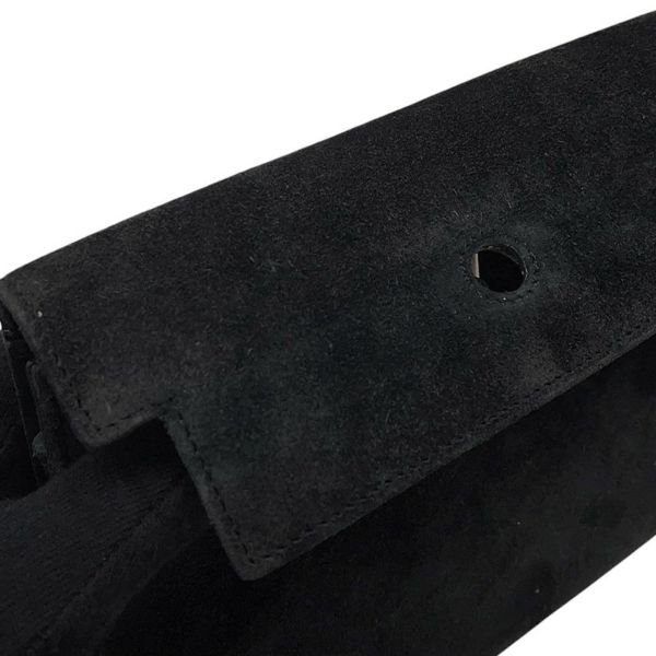 エルメス クラッチ ケリークラッチ ブラック/シルバー金具/ゴールド金具 ドブリス 〇S刻印 黒