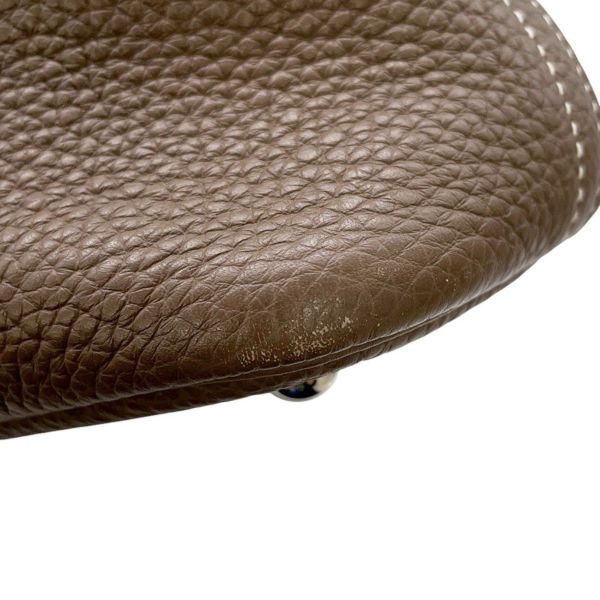 エルメス ハンドバッグ ボリード31 エトゥープ/シルバー金具 トリヨンクレマンス X刻印 2wayショルダー