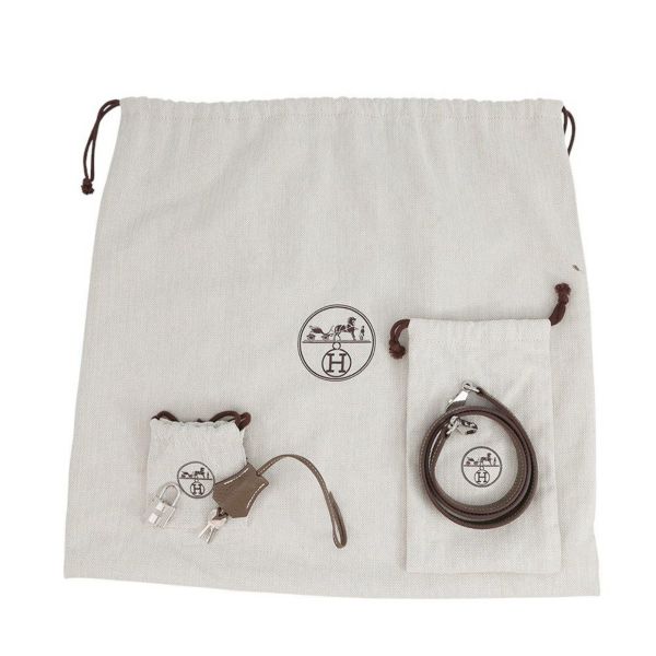 エルメス ハンドバッグ ボリード31 エトゥープ/シルバー金具 トリヨンクレマンス X刻印 2wayショルダー