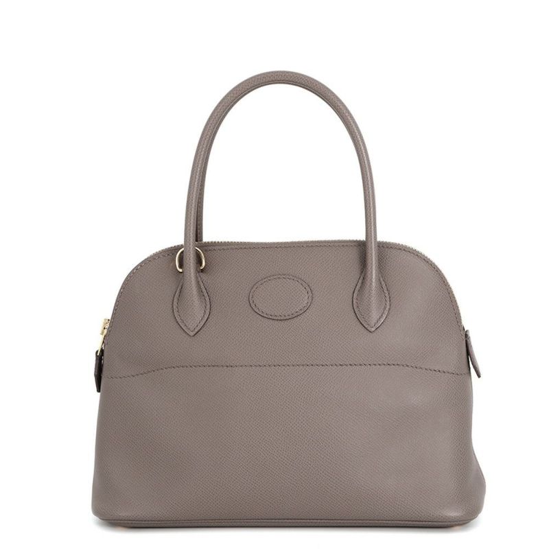 エルメス ハンドバッグ ボリード27 エタン/ゴールド金具 エプソン D刻印 2wayショルダー