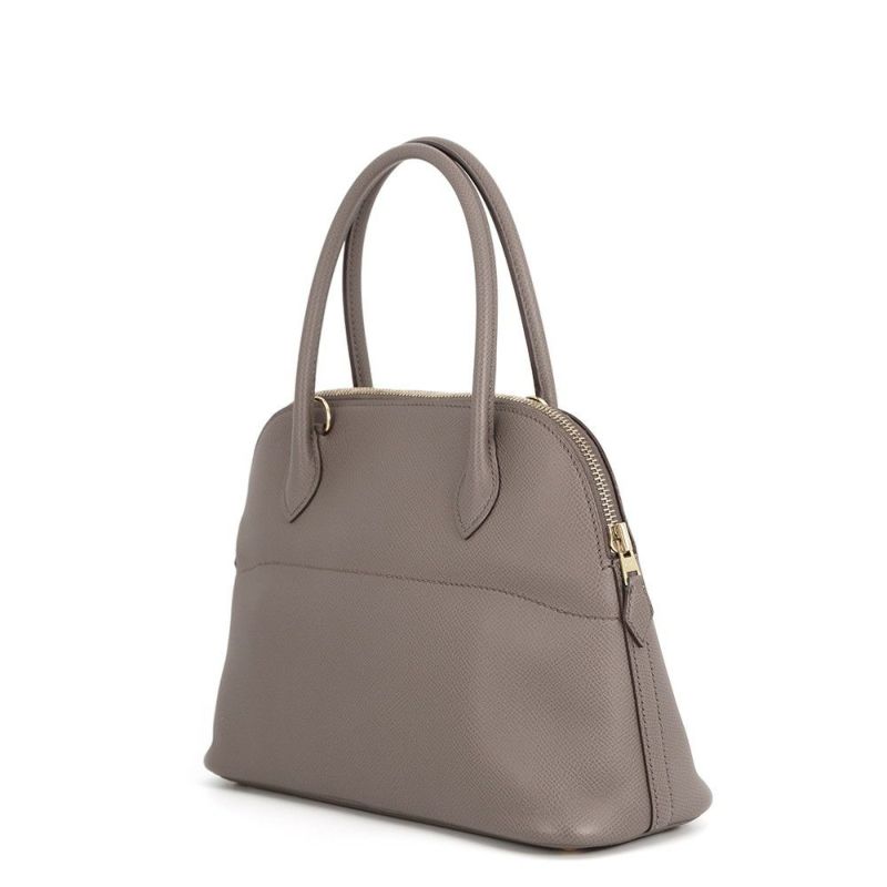 エルメス ハンドバッグ ボリード27 エタン/ゴールド金具 エプソン D刻印 2wayショルダー