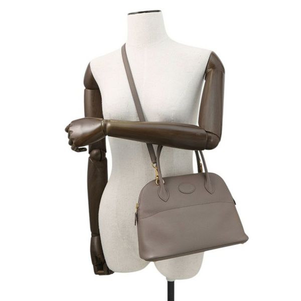 エルメス ハンドバッグ ボリード27 エタン/ゴールド金具 エプソン D刻印 2wayショルダー