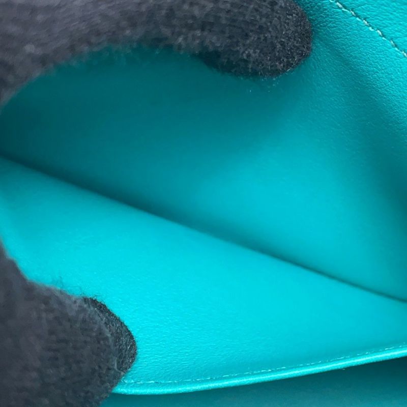 エルメス ハンドバッグ ボリード27 ブルーパオン/シルバー金具 スイフト X刻印 2wayショルダー