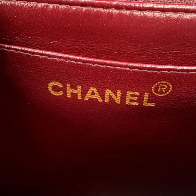 シャネル チェーンショルダーバッグ マトラッセ30 ココマーク ラムスキン A04412 CHANEL デカマト 黒