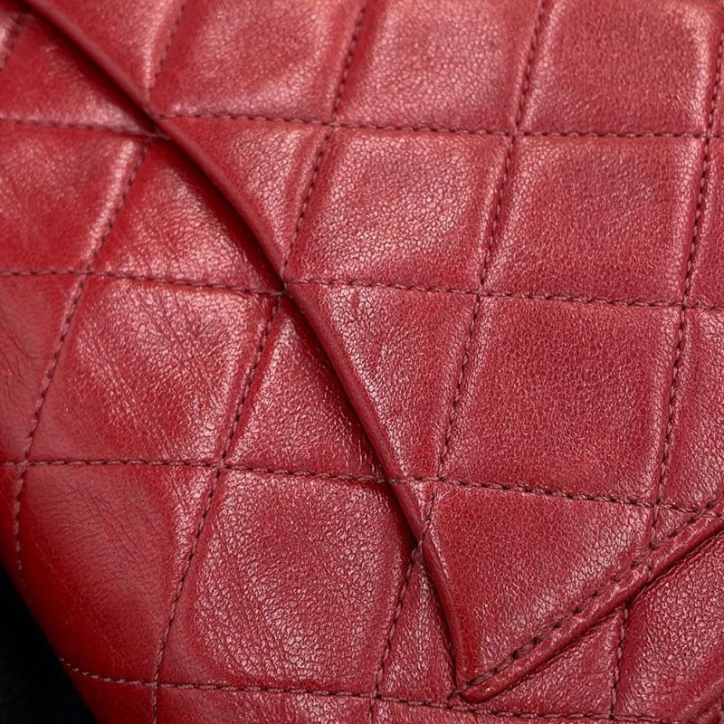 シャネル チェーンショルダーバッグ ミニマトラッセ ココマーク ラムスキン CHANEL ミニマト