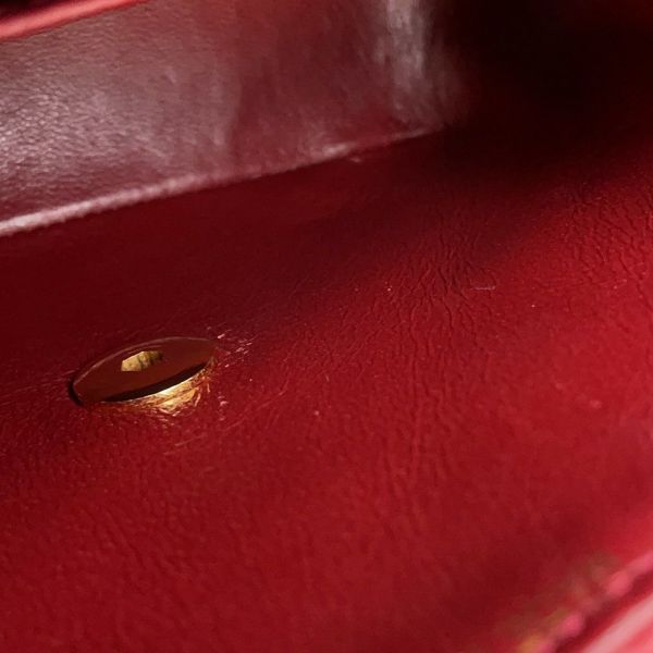 シャネル チェーンショルダーバッグ ミニマトラッセ ココマーク ラムスキン CHANEL ミニマト