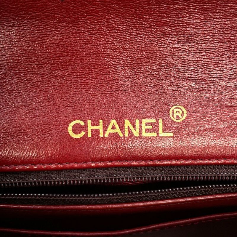シャネル チェーンショルダーバッグ ミニマトラッセ ココマーク ラムスキン CHANEL ミニマト