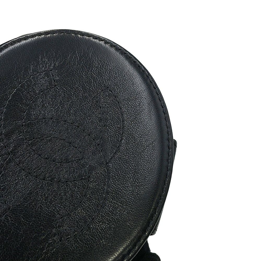 シャネル ハンドバッグ ミニ バニティバッグ マトラッセ ココマーク ラムスキン AP2729 CHANEL 黒