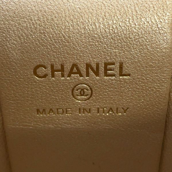 シャネル ハンドバッグ ミニ バニティバッグ マトラッセ ココマーク ラムスキン AP2729 CHANEL 黒