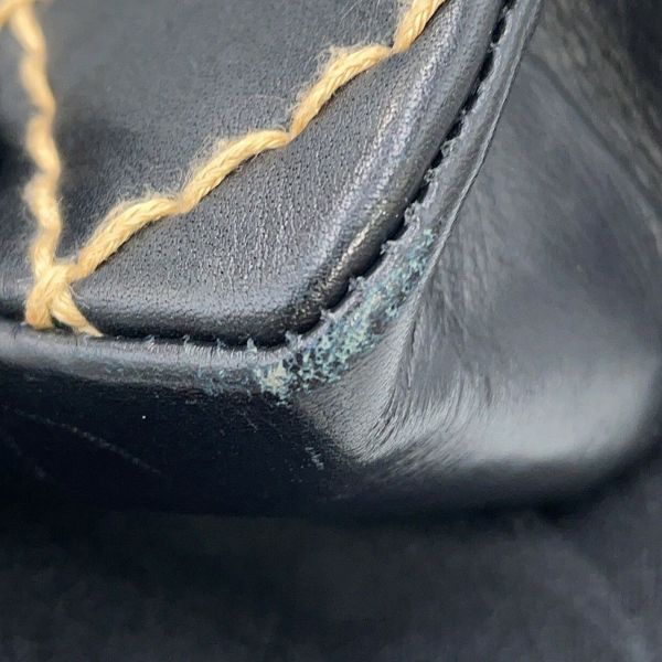 シャネル チェーンショルダーバッグ マトラッセ ココマーク ワイルドステッチ ダブルチェーン ラムスキン CHANEL 黒