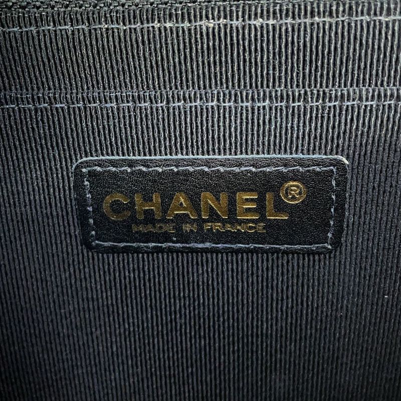 シャネル チェーンショルダーバッグ マトラッセ ココマーク ワイルドステッチ ダブルチェーン ラムスキン CHANEL 黒