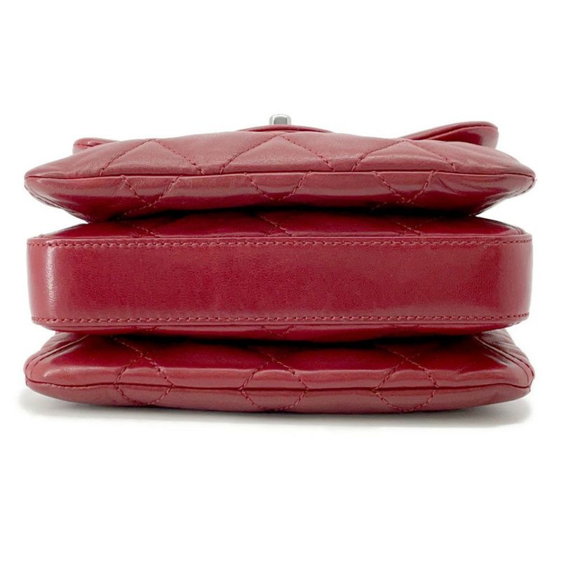 シャネル チェーンショルダーバッグ ミニマトラッセ ココマーク ラムスキン CHANEL