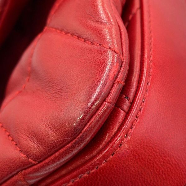 シャネル チェーンショルダーバッグ ミニマトラッセ ココマーク ラムスキン CHANEL