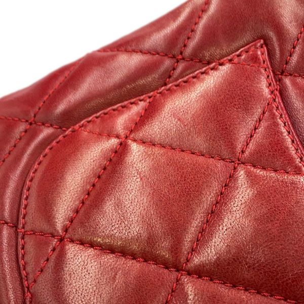 シャネル チェーンショルダーバッグ ミニマトラッセ ココマーク ラムスキン CHANEL