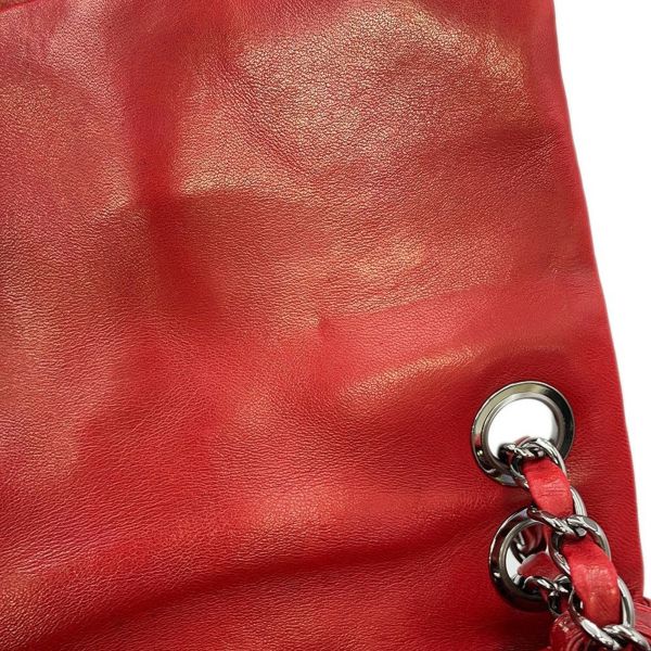 シャネル チェーンショルダーバッグ ミニマトラッセ ココマーク ラムスキン CHANEL