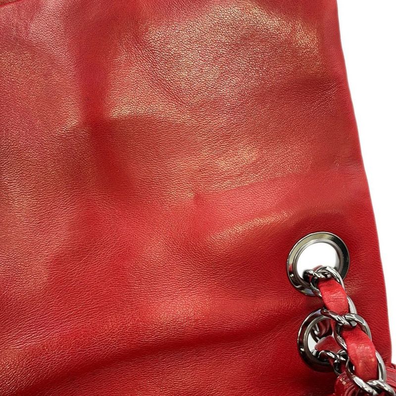 シャネル チェーンショルダーバッグ ミニマトラッセ ココマーク ラムスキン CHANEL