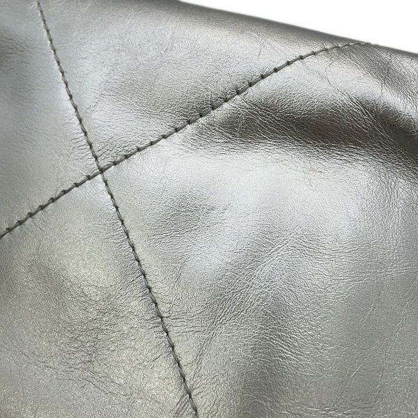 シャネル ハンドバッグ CHANEL 22 ミニ ココマーク シャイニーカーフレザー AS3980 CHANEL 2way 白