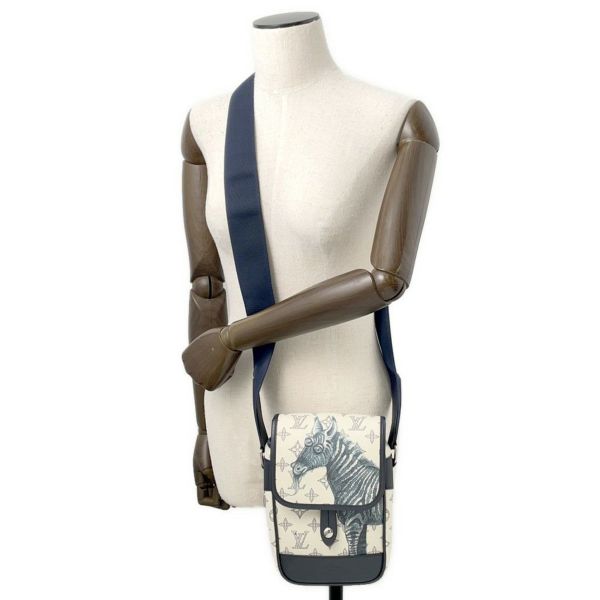 ルイヴィトン ショルダーバッグ メッセンジャーBB モノグラム・サバンナ M54247 LOUIS VUITTON 白