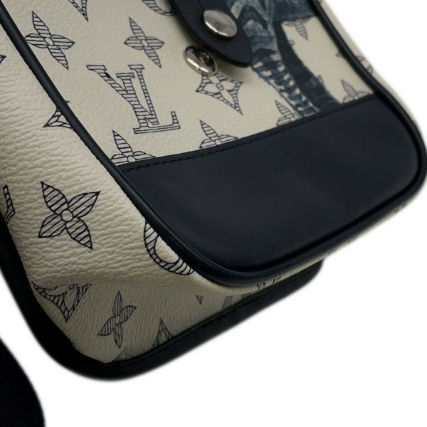 ルイヴィトン ショルダーバッグ メッセンジャーBB モノグラム・サバンナ M54247 LOUIS VUITTON 白