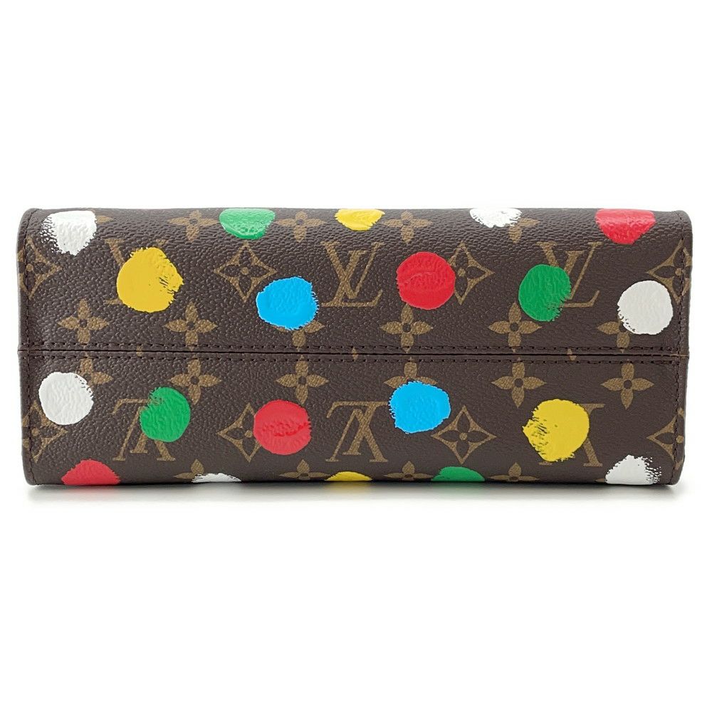 ルイヴィトン トートバッグ モノグラム LV × YK オンザゴーPM ドット M46380 草間彌生 コラボ
