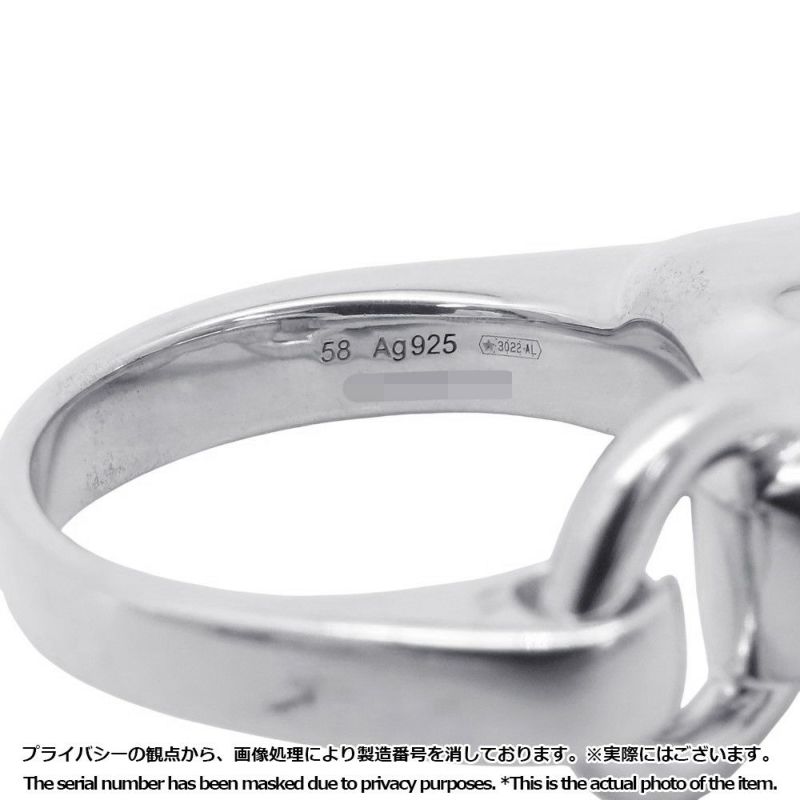 エルメス リング ギャロップ SV925シルバー リングサイズ58 HERMES アクセサリー 指輪