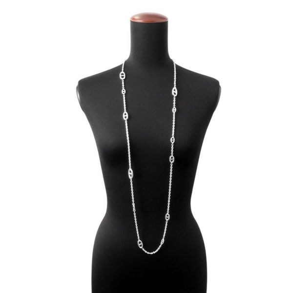 エルメス ネックレス シェーヌダンクル ファランドール サイズ120 SV925シルバー HERMES ジュエリー