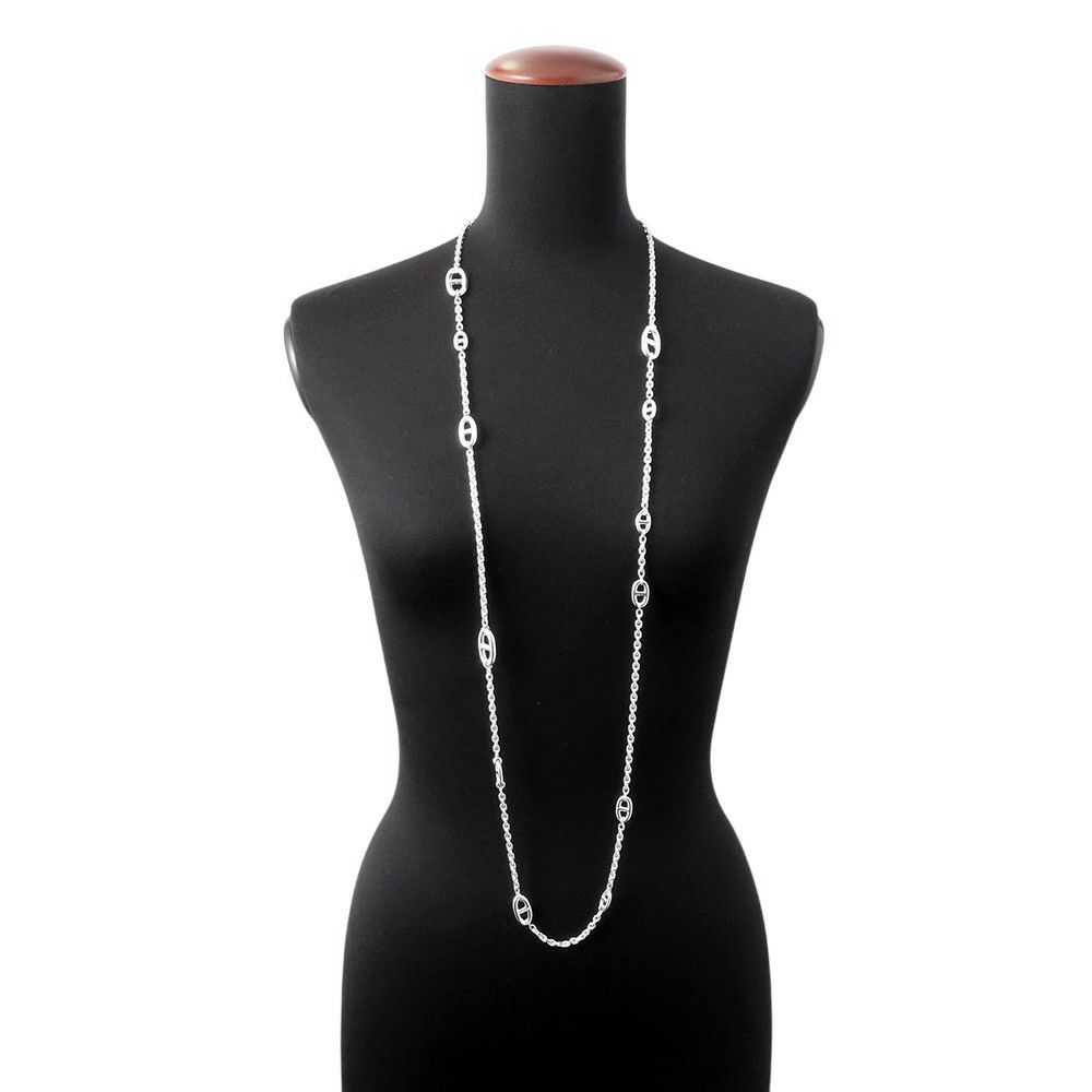 エルメス ネックレス シェーヌダンクル ファランドール サイズ120 SV925シルバー HERMES ジュエリー