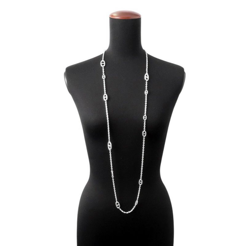 エルメス ネックレス シェーヌダンクル ファランドール サイズ120 SV925シルバー HERMES ジュエリー