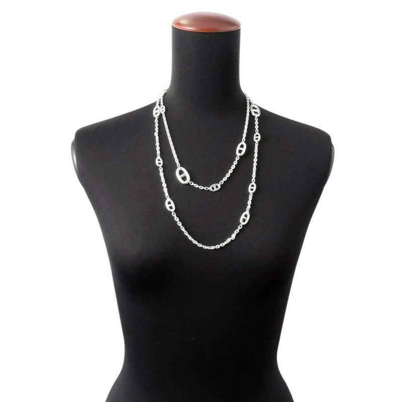 エルメス ネックレス シェーヌダンクル ファランドール サイズ120 SV925シルバー HERMES ジュエリー