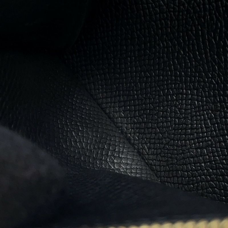エルメス 二つ折り財布 ベアンコンパクト ブラック/ゴールド金具 エプソン W刻印 HERMES 財布 黒