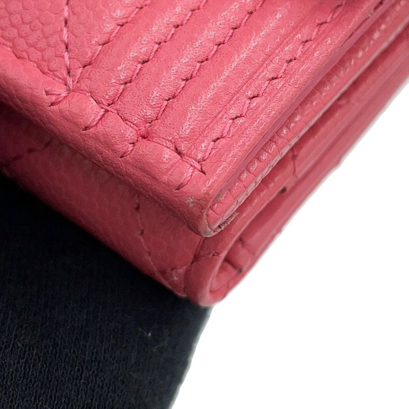 シャネル 三つ折財布 ココマーク マトラッセ ボーイシャネル A84432 CHANEL コンパクトウォレット