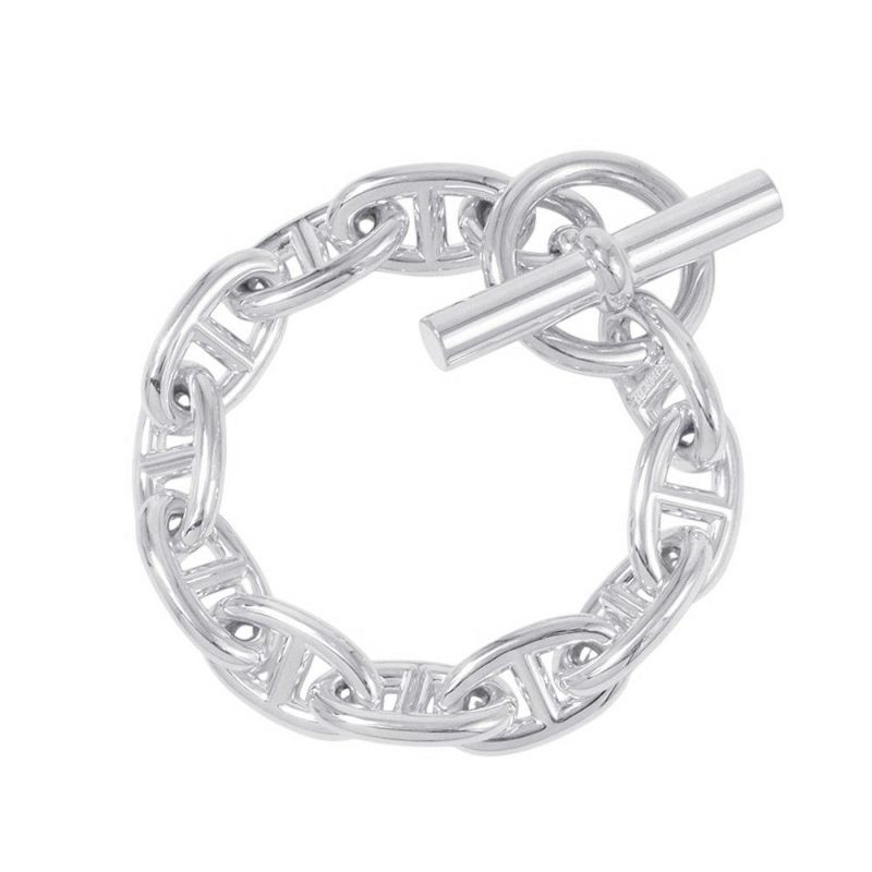 エルメス ブレスレット シェーヌダンクルGM 11コマ SV925シルバー HERMES ジュエリー