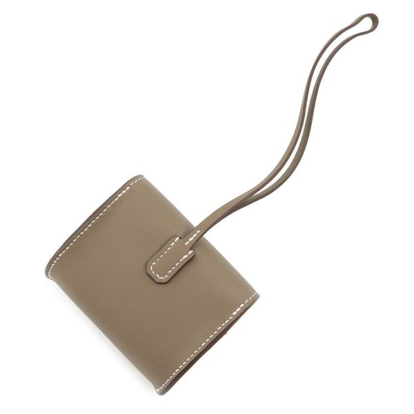 エルメス バッグチャーム ケリー フェスティバル エトゥープ/ゴールド金具 スイフト B刻印