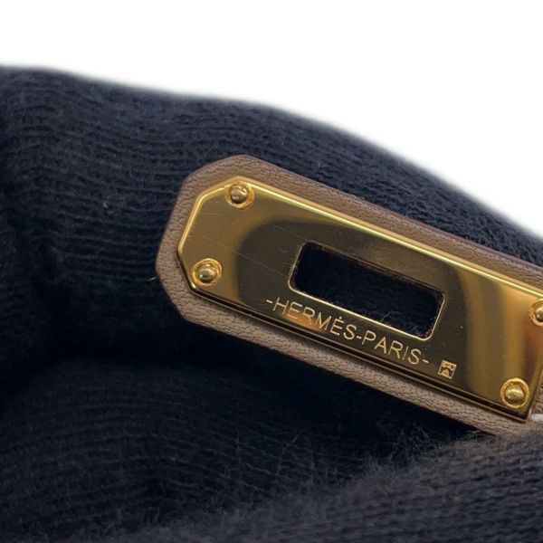 エルメス バッグチャーム ケリー フェスティバル エトゥープ/ゴールド金具 スイフト B刻印