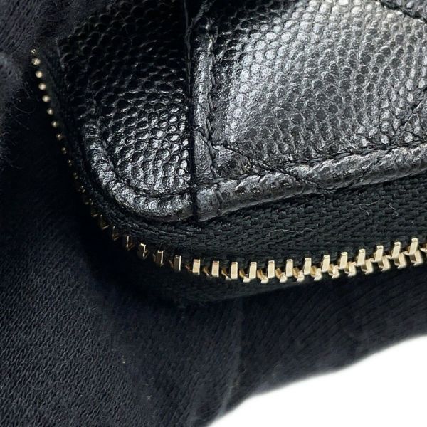 シャネル コインケース ココマーク ジップ コインパース キャビアスキン AP3686 CHANEL 財布 黒