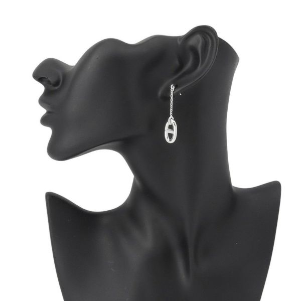 エルメス ピアス シェーヌダンクル ファランドール Earrings SV925シルバー HERMES ジュエリー イヤリング