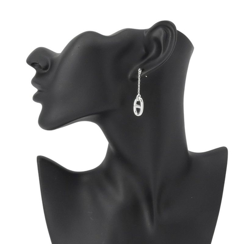 エルメス ピアス シェーヌダンクル ファランドール Earrings SV925シルバー HERMES ジュエリー イヤリング