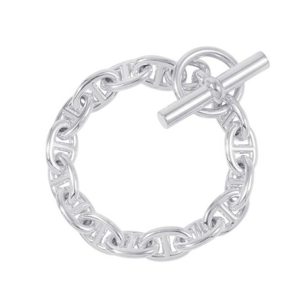 エルメス ブレスレット シェーヌダンクルPM 15コマ SV925シルバー HERMES ジュエリー