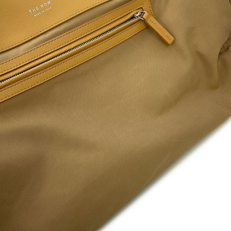 ザ ロウ トートバッグ マルゴー17 インサイドアウト キャンバス レザー THE ROW ベージュ