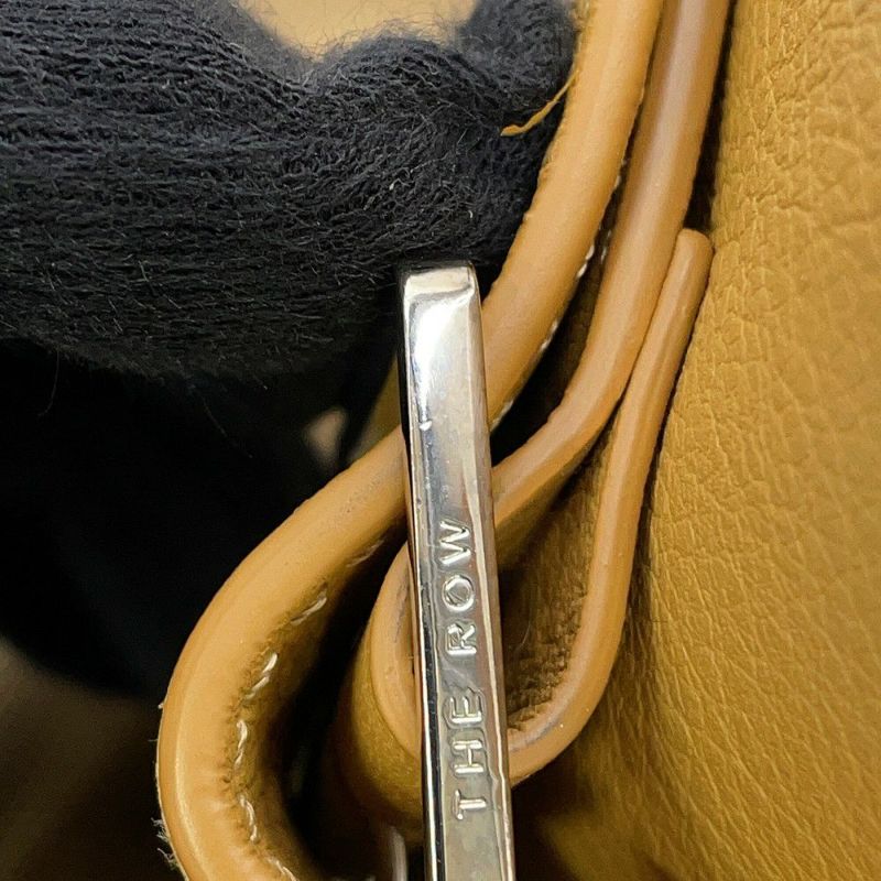 ザ ロウ トートバッグ マルゴー17 インサイドアウト キャンバス レザー THE ROW ベージュ