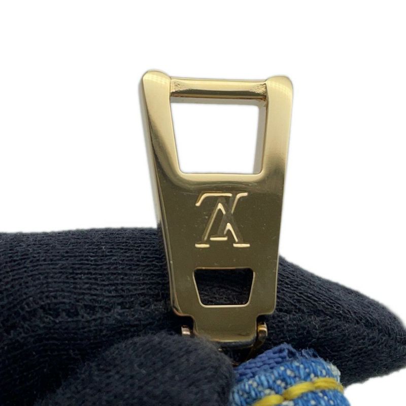 ルイヴィトン コインケース モノグラム・デニム/LV リミックス ポシェット・クレ M82961 LOUIS VUITTON