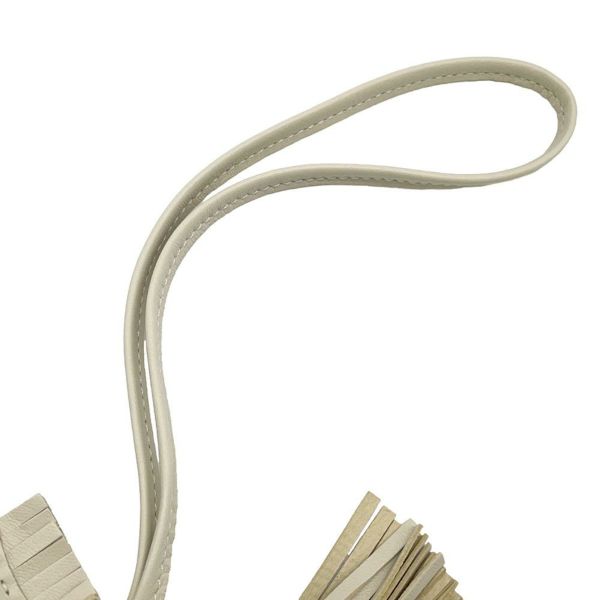 エルメス バッグチャーム ロデオPM ロベオ ロック クレ/シルバー金具 ラムスキン K刻印